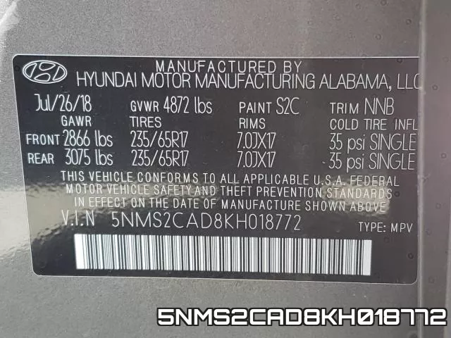 5NMS2CAD8KH018772 фото 2