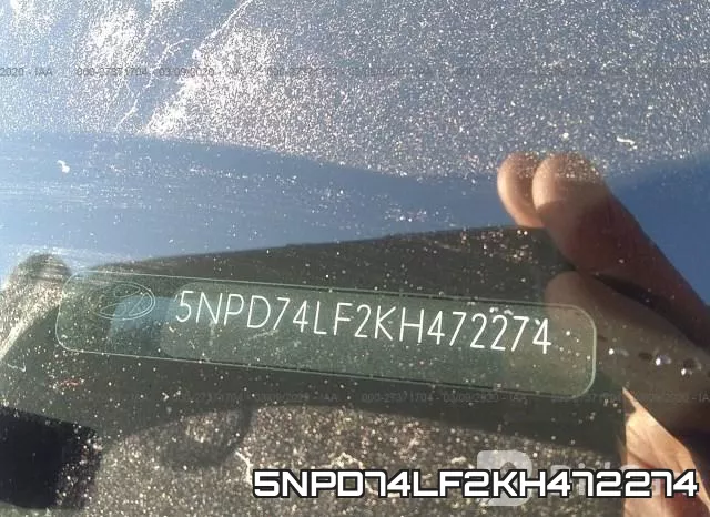 5NPD74LF2KH472274 фото 10