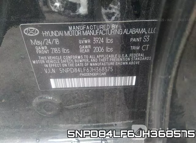 5NPD84LF6JH368575 фото 10