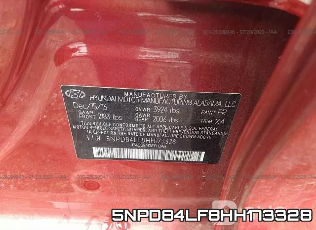 5NPD84LF8HH173328 фото 10