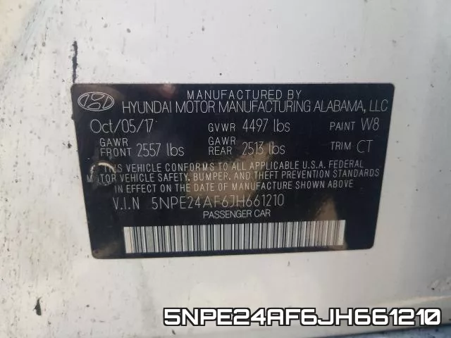5NPE24AF6JH661210 фото 2