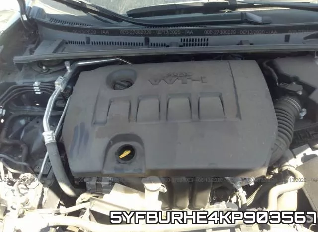 5YFBURHE4KP903567 фото 2