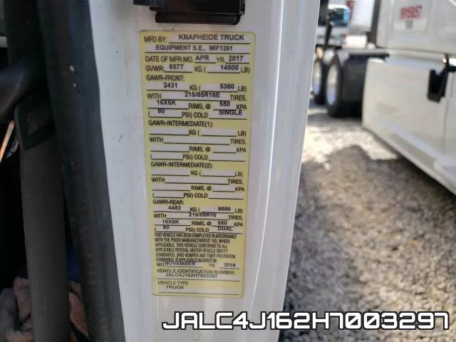 JALC4J162H7003297 фото 2