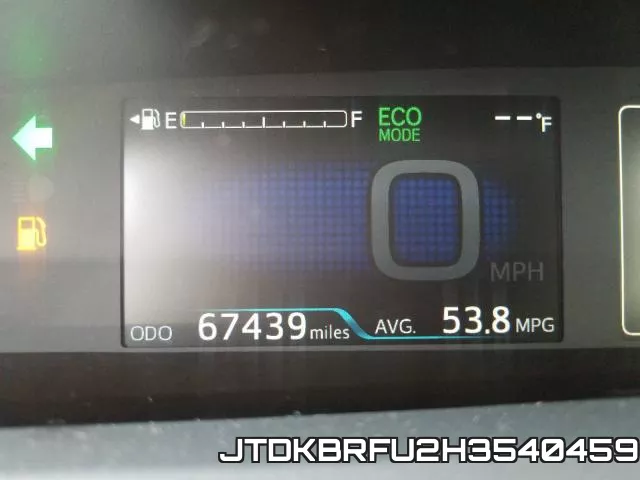 JTDKBRFU2H3540459 фото 9