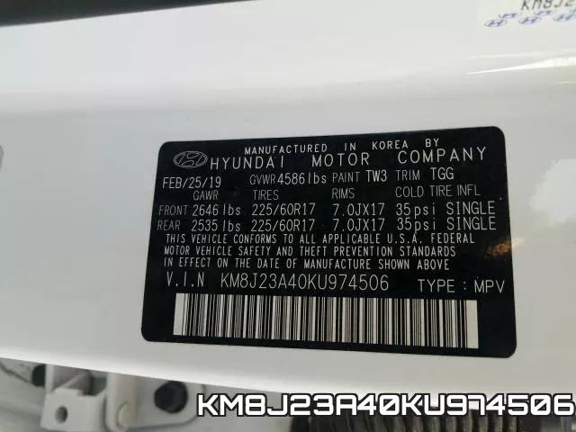 KM8J23A40KU974506 фото 2
