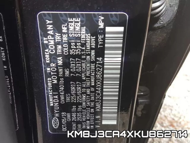 KM8J3CA4XKU862714 фото 2