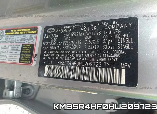 KM8SR4HF0HU209723 фото 10