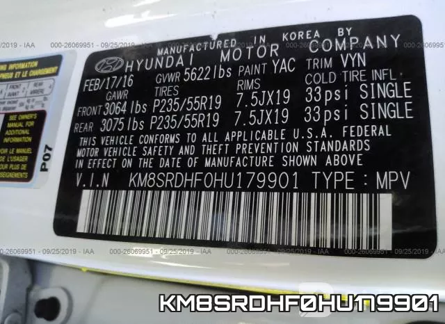 KM8SRDHF0HU179901 фото 10