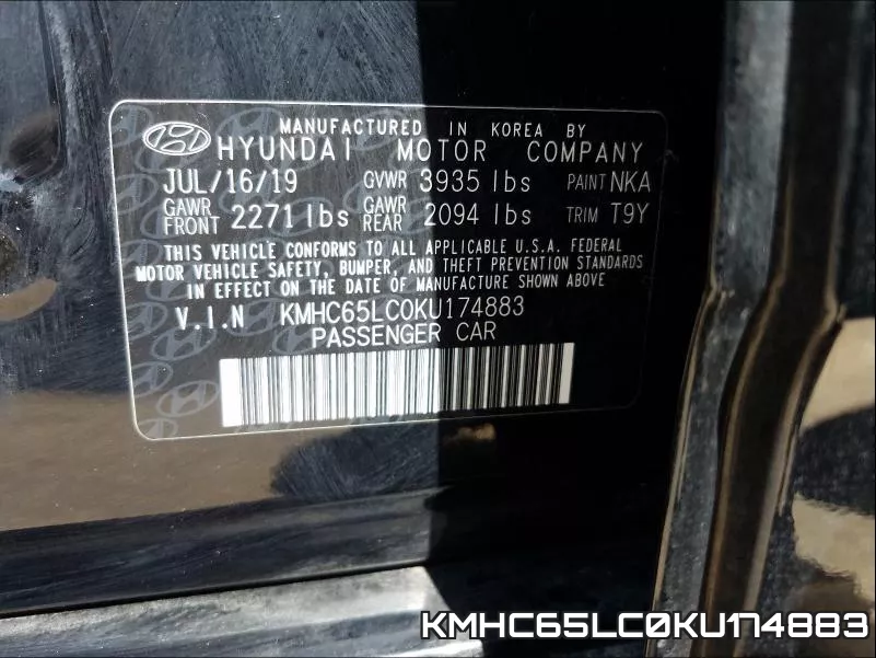 KMHC65LC0KU174883 фото 2