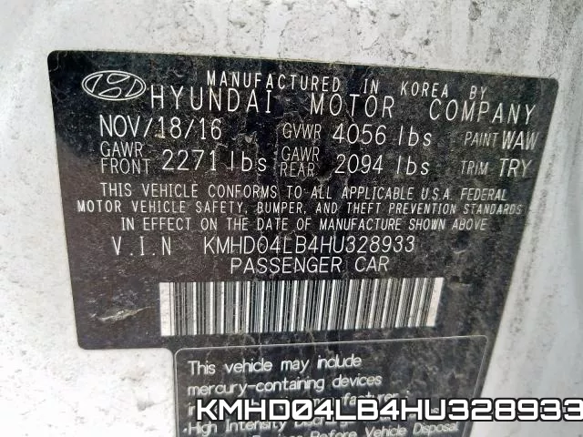 KMHD04LB4HU328933 фото 2