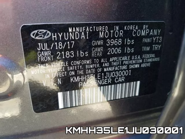 KMHH35LE1JU030001 фото 2