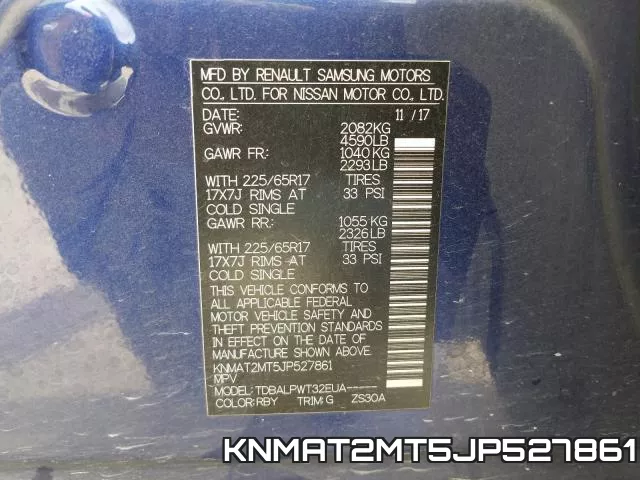 KNMAT2MT5JP527861 фото 2