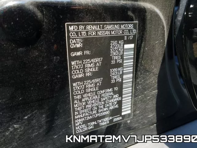 KNMAT2MV7JP533890 фото 2