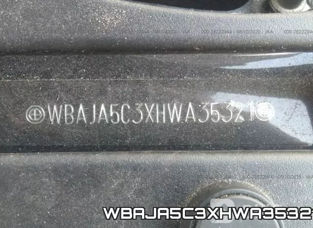 WBAJA5C3XHWA35321 фото 10