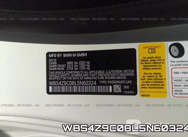 WBS4Z9C08L5N60324 фото 10