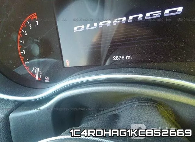 1C4RDHAG1KC852669 фото 8