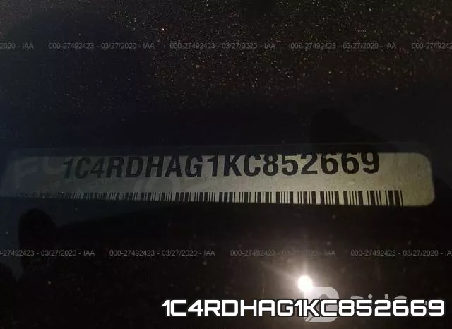 1C4RDHAG1KC852669 фото 10