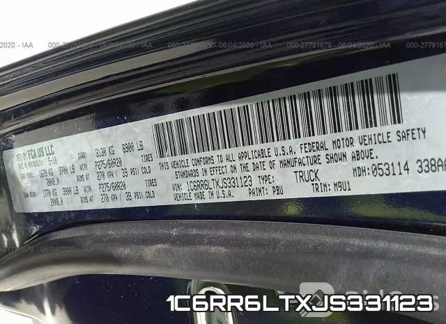 1C6RR6LTXJS331123 фото 10
