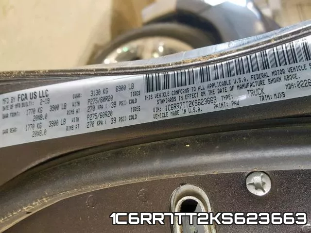1C6RR7TT2KS623663 фото 2
