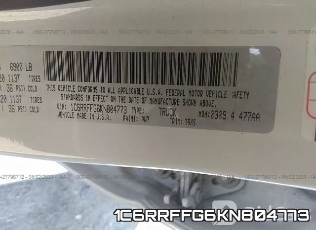 1C6RRFFG6KN804773 фото 10