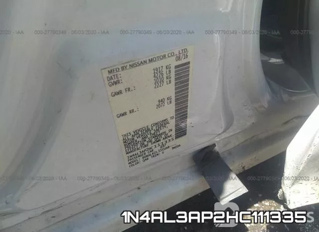1N4AL3AP2HC111335 фото 10