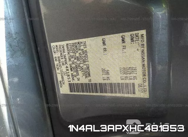 1N4AL3APXHC481853 фото 10