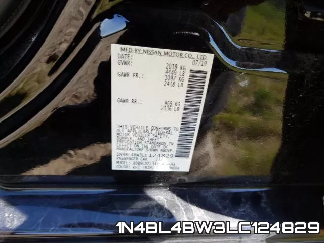 1N4BL4BW3LC124829 фото 2