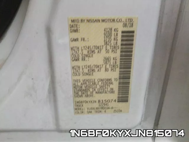 1N6BF0KYXJN815074 фото 2
