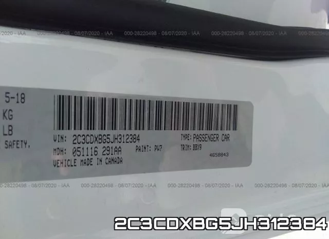 2C3CDXBG5JH312384 фото 10