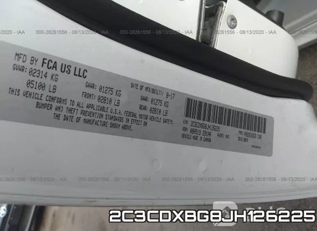 2C3CDXBG8JH126225 фото 10