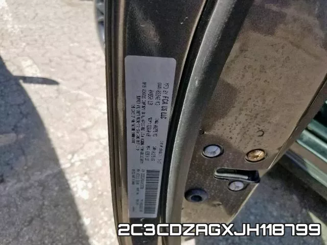 2C3CDZAGXJH118799 фото 2