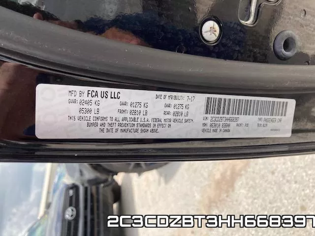 2C3CDZBT3HH668397 фото 2