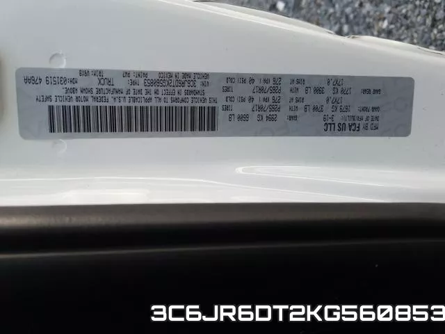 3C6JR6DT2KG560853 фото 2