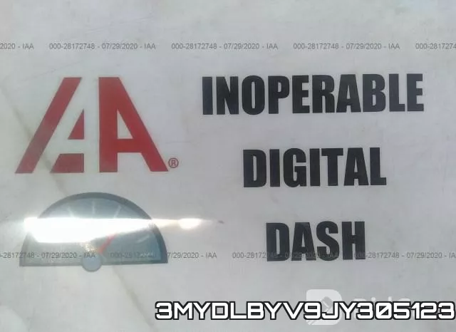 3MYDLBYV9JY305123 фото 8