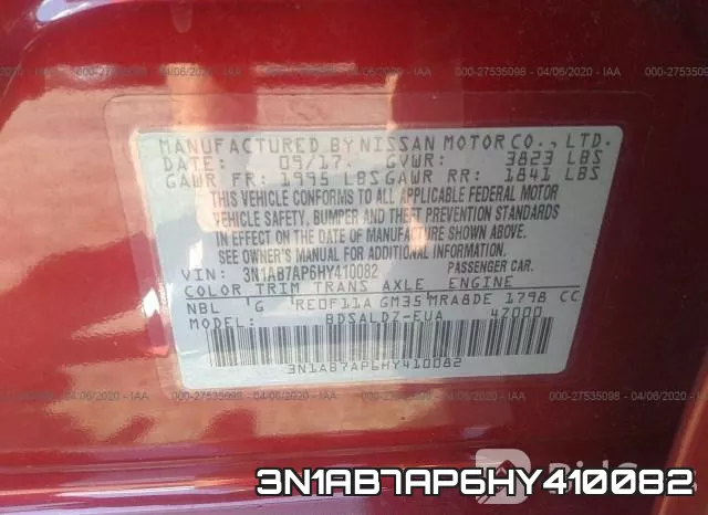 3N1AB7AP6HY410082 фото 10