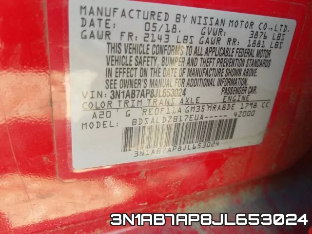 3N1AB7AP8JL653024 фото 2