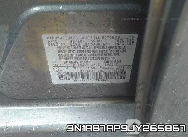 3N1AB7AP9JY265867 фото 10