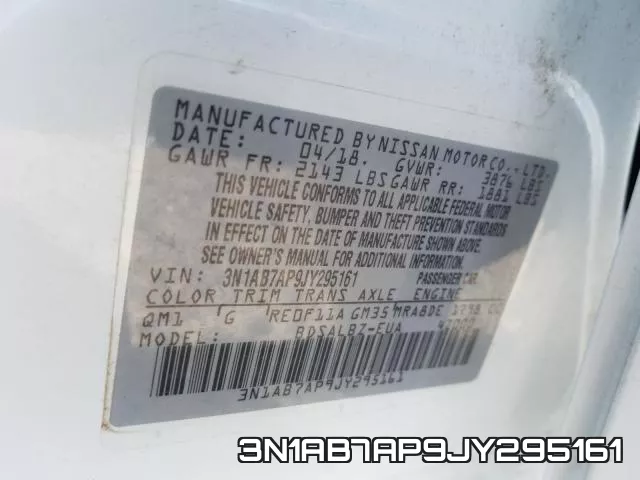 3N1AB7AP9JY295161 фото 2