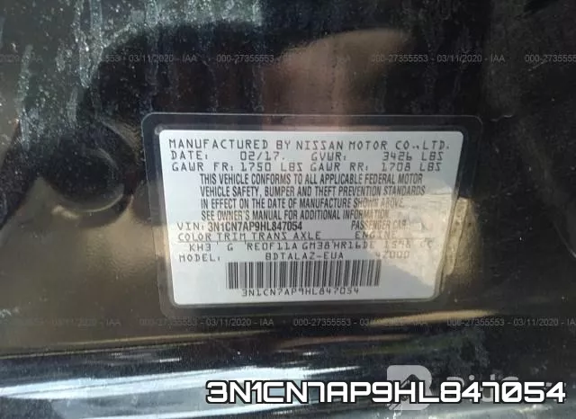 3N1CN7AP9HL847054 фото 9