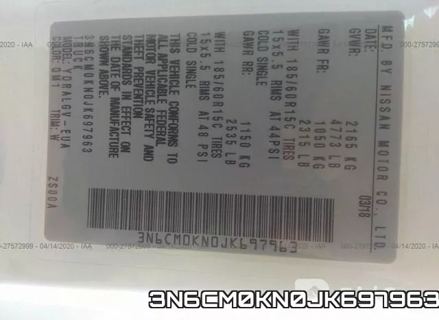 3N6CM0KN0JK697963 фото 10
