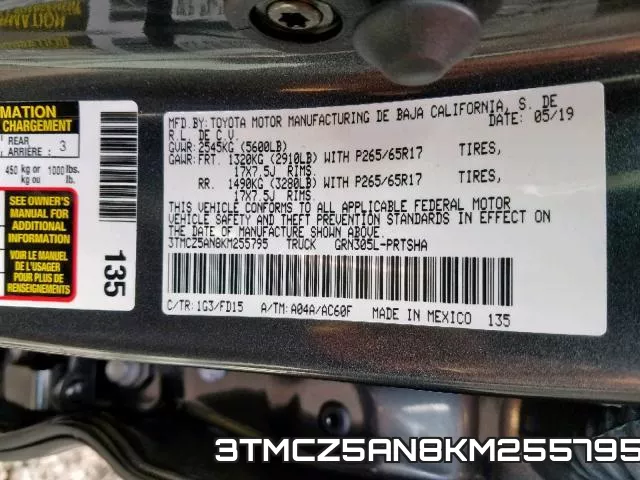 3TMCZ5AN8KM255795 фото 2