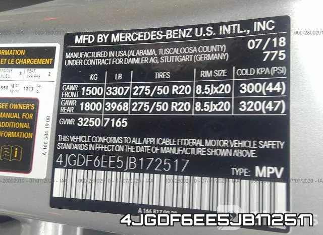 4JGDF6EE5JB172517 фото 10