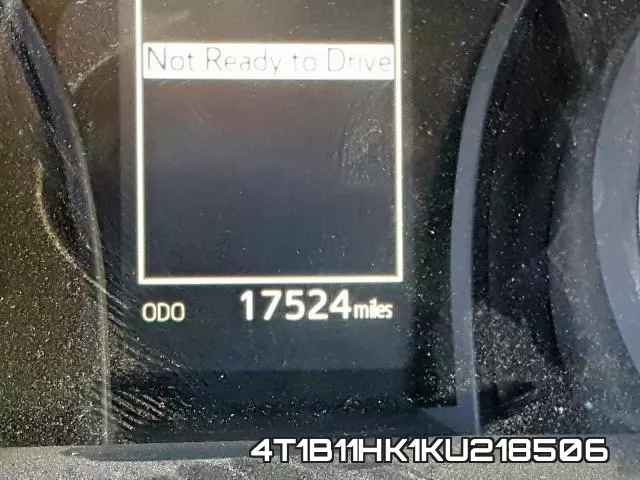 4T1B11HK1KU218506 фото 9