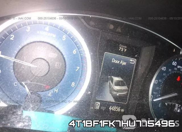 4T1BF1FK7HU775496 фото 8