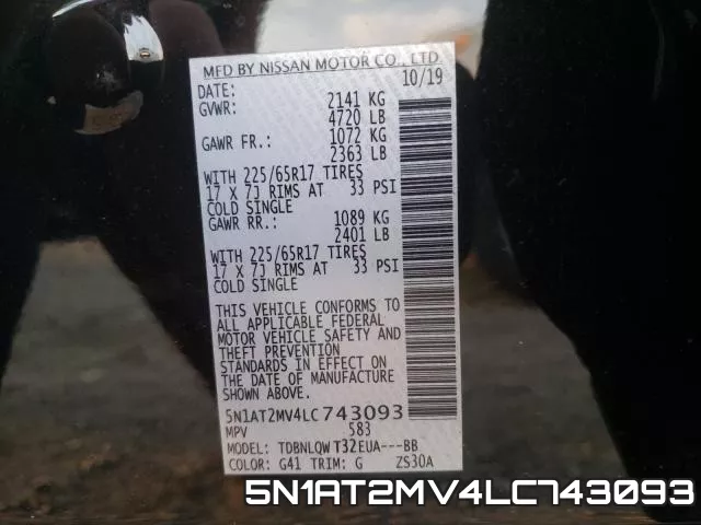 5N1AT2MV4LC743093 фото 2