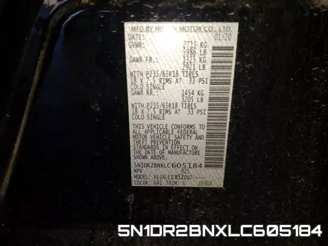 5N1DR2BNXLC605184 фото 2