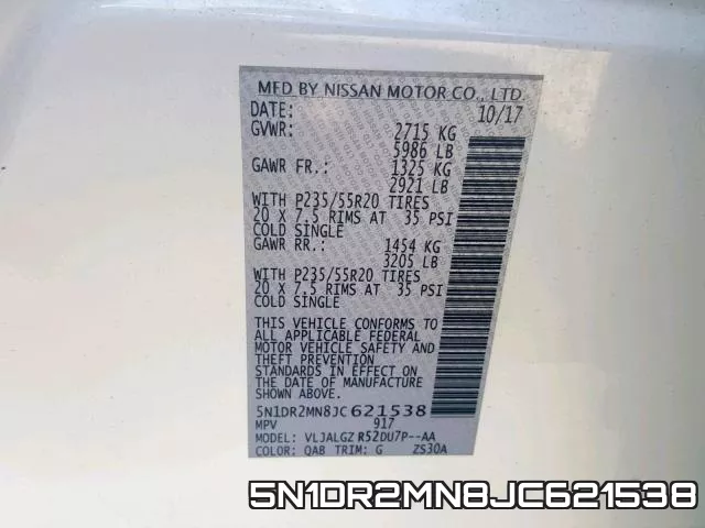 5N1DR2MN8JC621538 фото 2