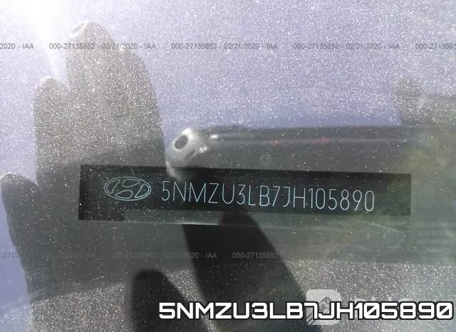 5NMZU3LB7JH105890 фото 10