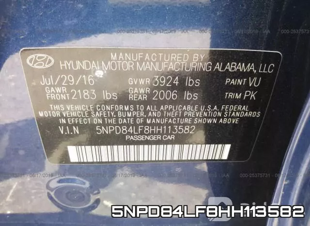 5NPD84LF8HH113582 фото 10