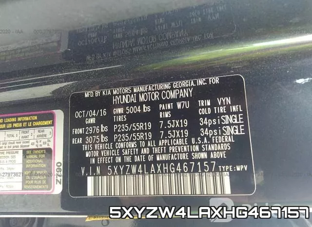 5XYZW4LAXHG467157 фото 10